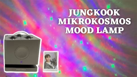 BTS Jungkook Mikrokosmos Mood Lamp Artist Made Collection by BTS Photo Card. . Jungkook mood lamp